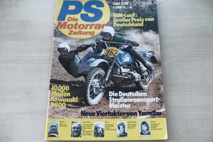 Deckblatt PS Sport Motorrad (10/1976)